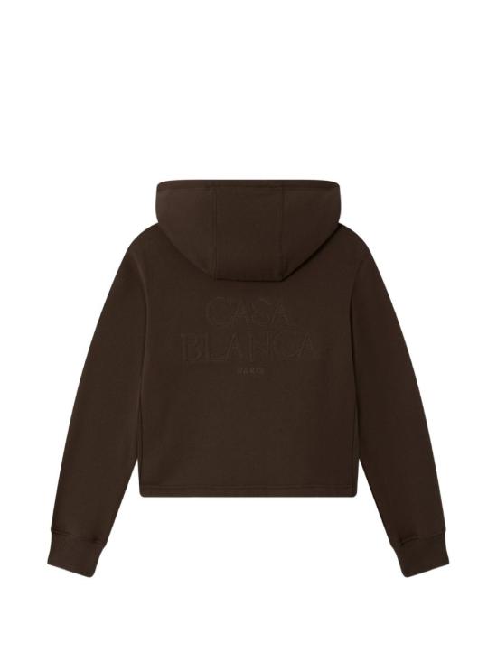 26FW 카사블랑카 후드 티셔츠 WPF26JTP52601 BROWN - CASABLANCA