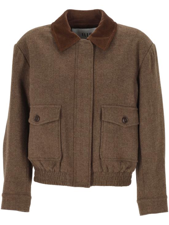 26FW 엘레 수트 자켓 EFW260016 MARRONE