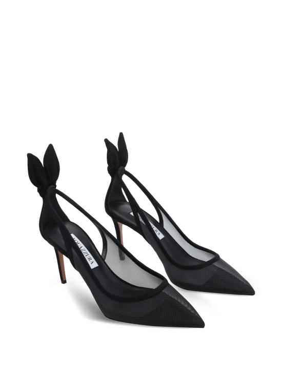 26FW 아쿠아주라 힐/펌프스 DENMIDP1 FMD000 Black - AQUAZZURA