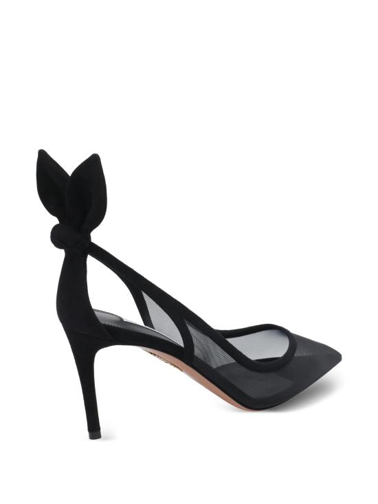 26FW 아쿠아주라 힐/펌프스 DENMIDP1 FMD000 Black - AQUAZZURA