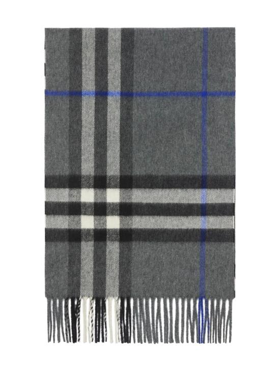 26FW 버버리 체크 캐시미어 스카프 8112642 X MARLBOROUG GREY - BURBERRY