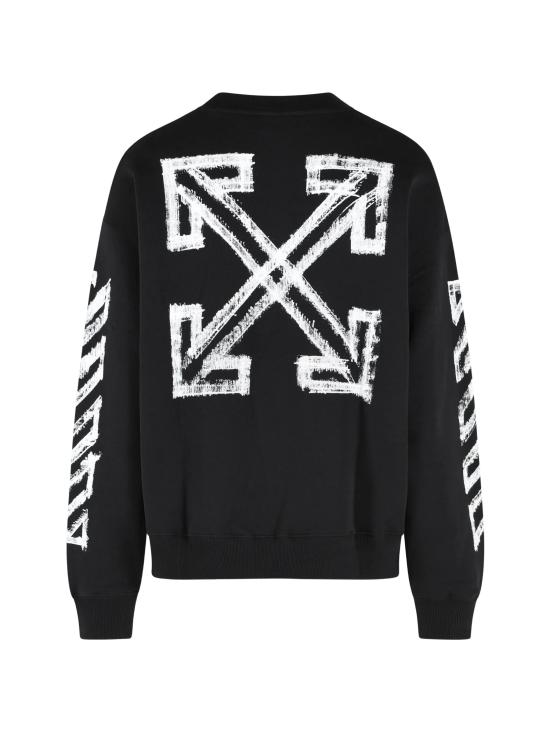 26FW 오프화이트 긴팔 티셔츠 44MBA054F26F007 001 Black - OFF WHITE