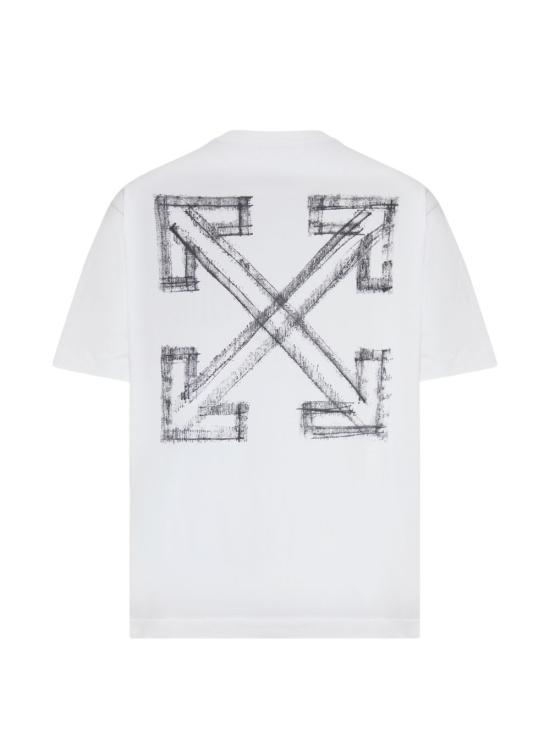 26FW 오프화이트 반팔 티셔츠 44MAA120F26J00Y 100 White - OFF WHITE