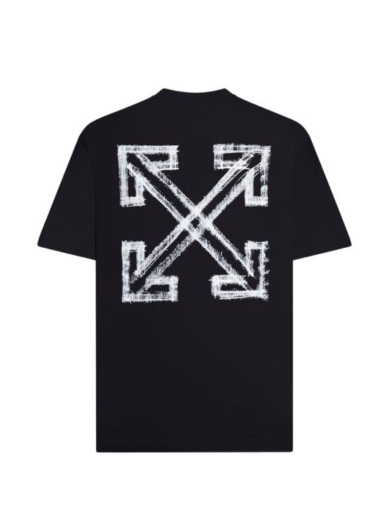 26FW 오프화이트 반팔 티셔츠 44MAA120F26J00Y 001 Black - OFF WHITE