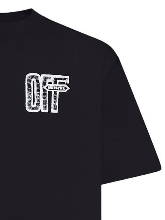 26FW 오프화이트 반팔 티셔츠 44MAA120F26J00Y 001 Black - OFF WHITE