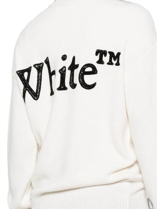 26FW 오프화이트 스웨터 2FE00533T W221 IVORY BLACK - OFF WHITE