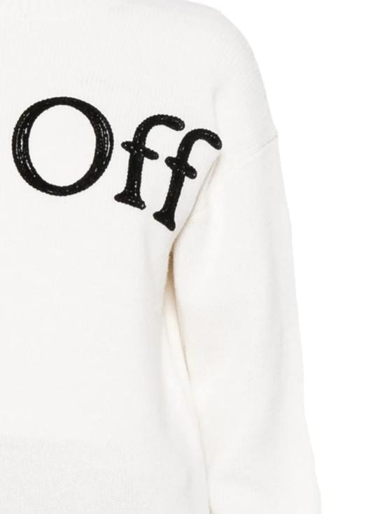 26FW 오프화이트 스웨터 2FE00533T W221 IVORY BLACK - OFF WHITE