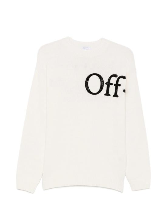 26FW 오프화이트 스웨터 2FE00533T W221 IVORY BLACK