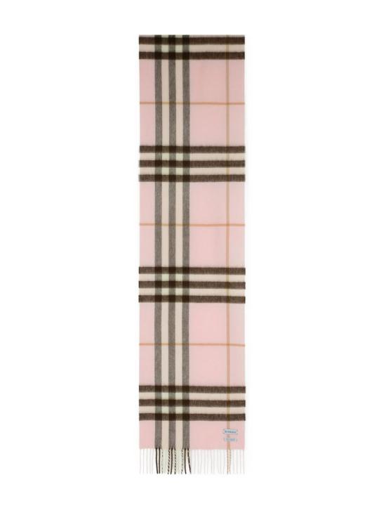 26FW 버버리 체크 캐시미어 스카프 8113947 X BOW PINK - BURBERRY