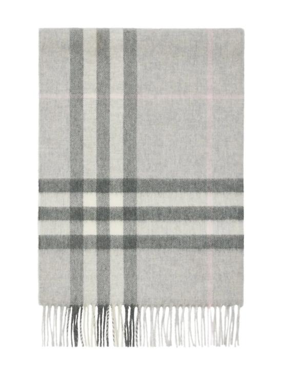 26FW 버버리 체크 캐시미어 스카프 8112637 X MITTEN GREY - BURBERRY