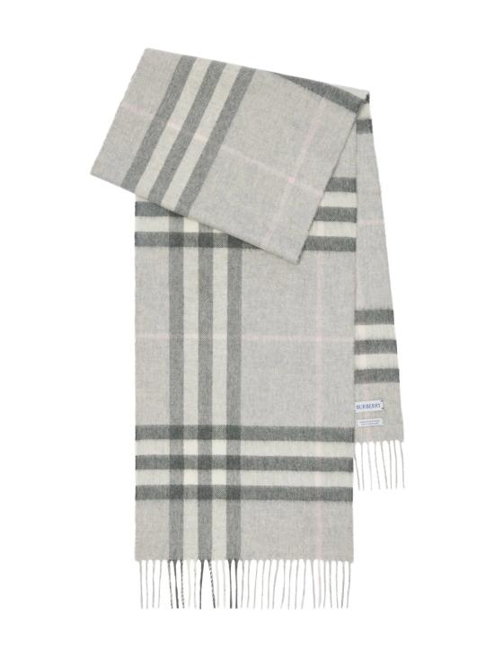 26FW 버버리 체크 캐시미어 스카프 8112637 X MITTEN GREY