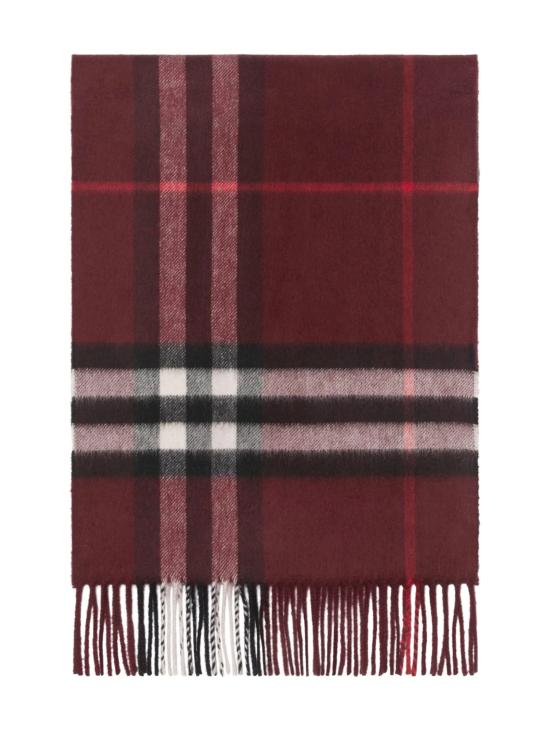 26FW 버버리 체크 캐시미어 스카프 8112639 X OXBLOOD RED - BURBERRY