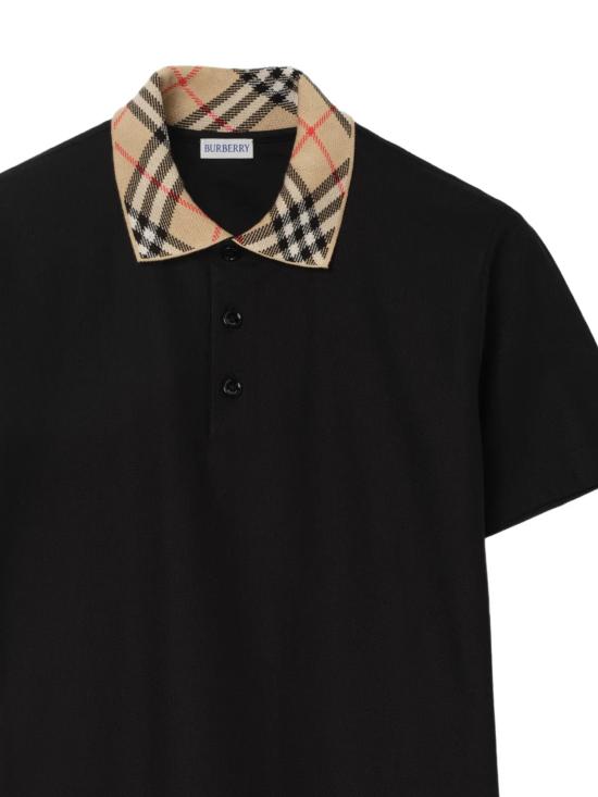26FW 버버리 폴로 티셔츠 8126965 X Black - BURBERRY