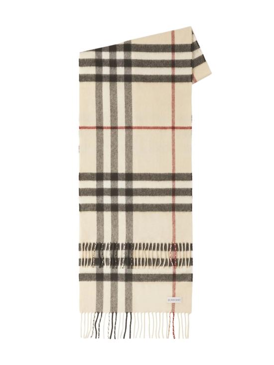 26FW 버버리 체크 캐시미어 스카프 8077884 X STONE - BURBERRY
