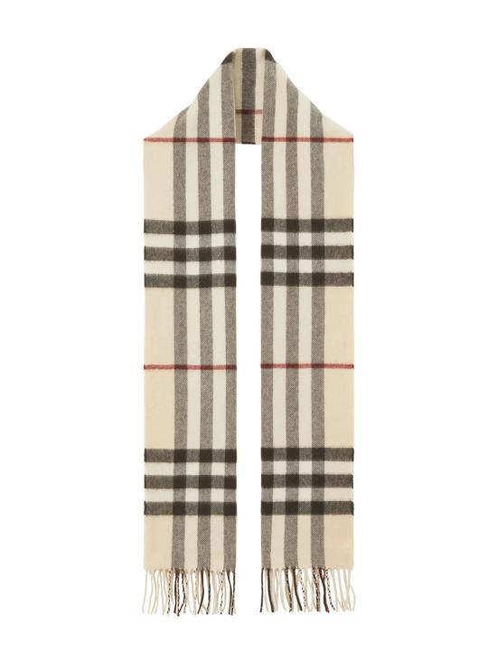 26FW 버버리 체크 캐시미어 스카프 8077884 X STONE - BURBERRY