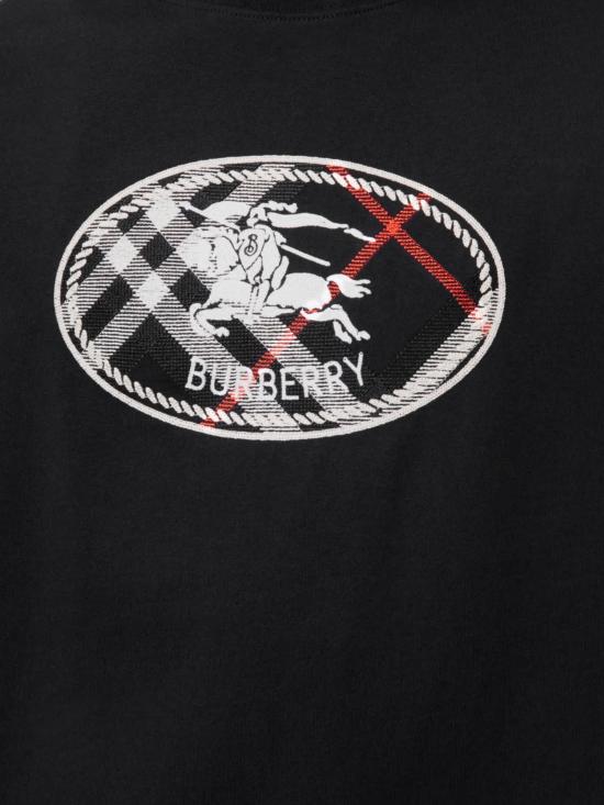 26FW 버버리 반팔 티셔츠 8128072 X Black - BURBERRY