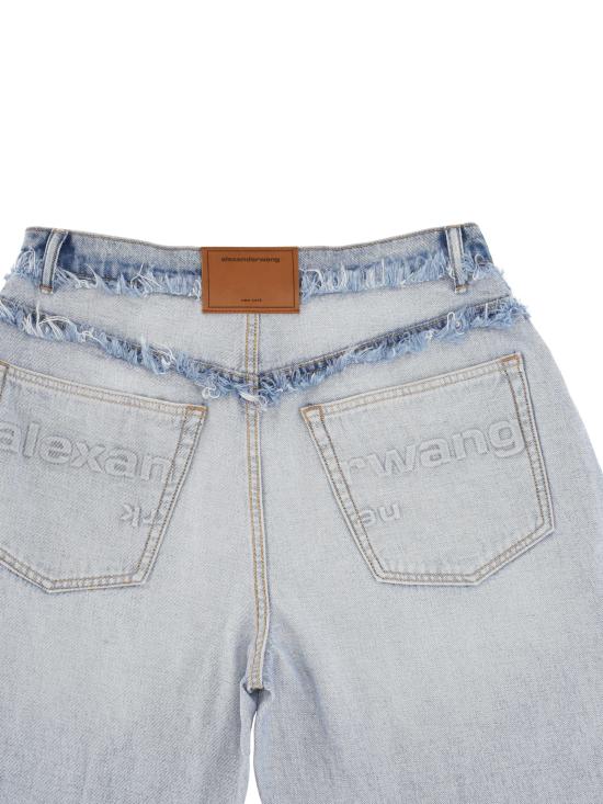 26FW 알렉산더 왕 데님 팬츠 4DC3264132 470D NVERTED BLEACH BLUE - ALEXANDER WANG