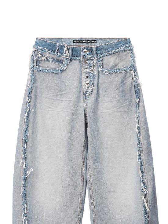26FW 알렉산더 왕 데님 팬츠 4DC3264132 470D NVERTED BLEACH BLUE - ALEXANDER WANG