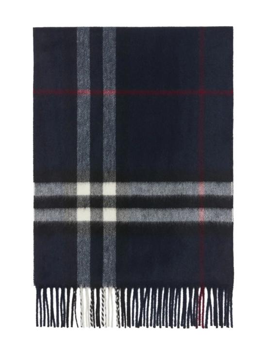 26FW 버버리 체크 캐시미어 머플러 8112641 X INK BLUE - BURBERRY