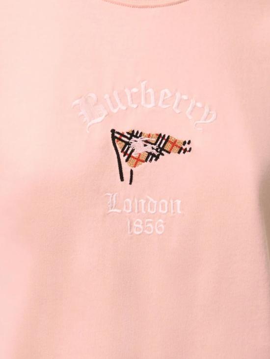 26FW 버버리 반팔 티셔츠 8128207 X COMPACT PINK - BURBERRY