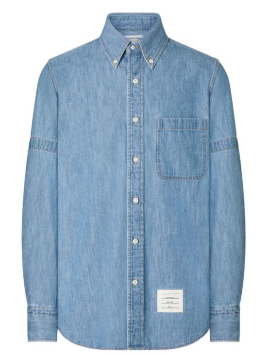 26FW 톰브라운 데님 셔츠 MWL412O F1210480 Light Blue
