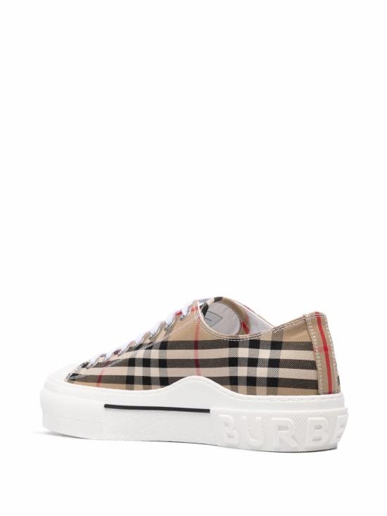 26FW 버버리 빈티지 체크 코튼 스니커즈 8049745 X ARCHIVE BEIGE - BURBERRY