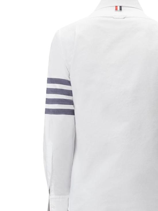 26FW 톰브라운 긴팔 셔츠 MWL272A F1211104 White navy - THOM BROWNE