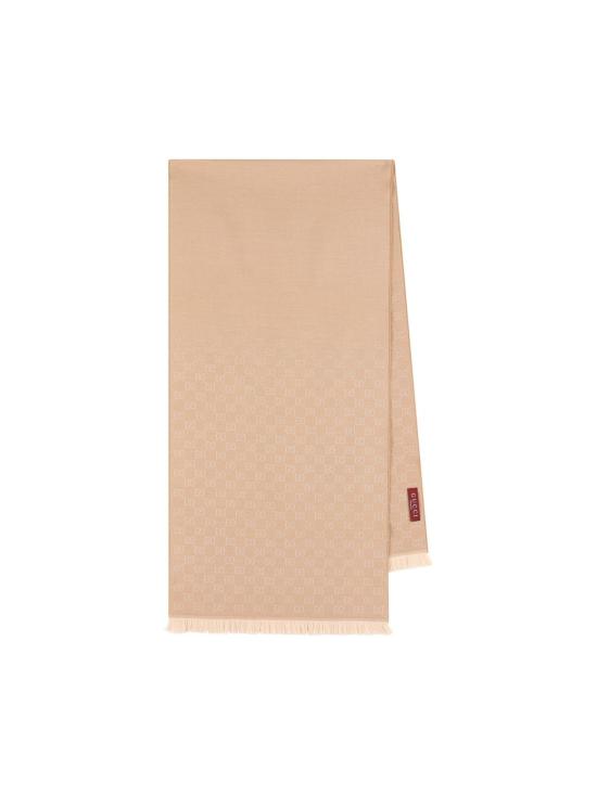26FW 구찌 GG 울 스카프 8485073G2009878 CAMEL IVORY