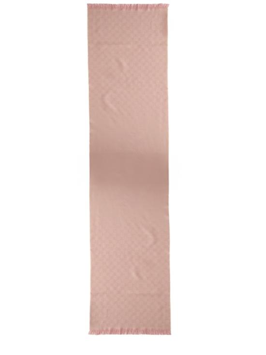 26FW 구찌 GG 울 스카프 8485073G2005872 ROSATE PINK