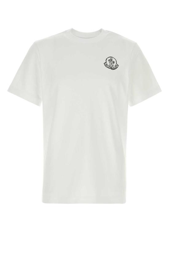 26FW 몽클레어 반팔 티셔츠 L20918C0002589AUG 00A White