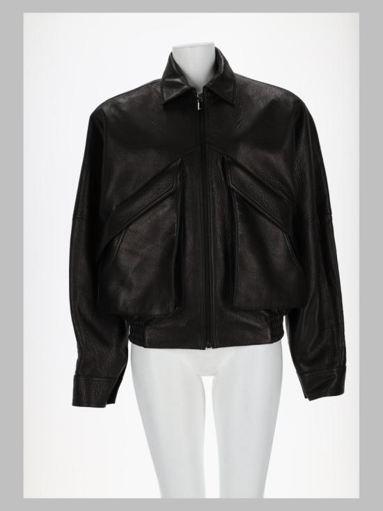 26FW 마그다뷰트림 자켓 284726 BLACK NERO