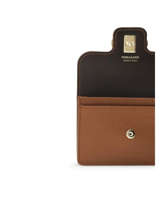  살바토레 페라가모 키링 페라가모 간치니 키체인 모카 비스크 - SALVATORE FERRAGAMO
