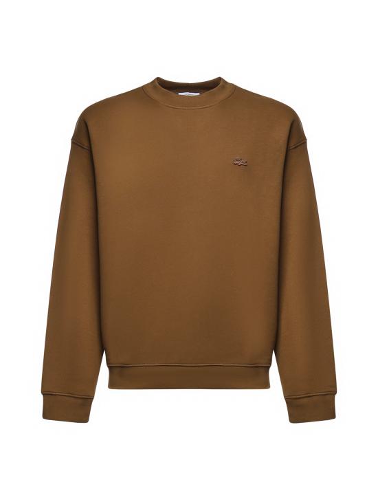 26FW 라코스테 루즈핏 크루넥 풀오버 SH7745 DPD BROWN