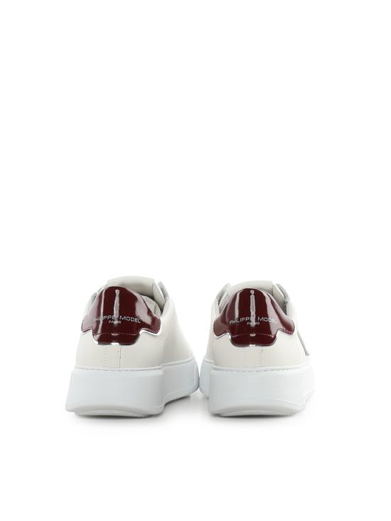 26FW 필립모델 스니커즈 BTLU V020 White bordeaux - PHILIPPE MODEL