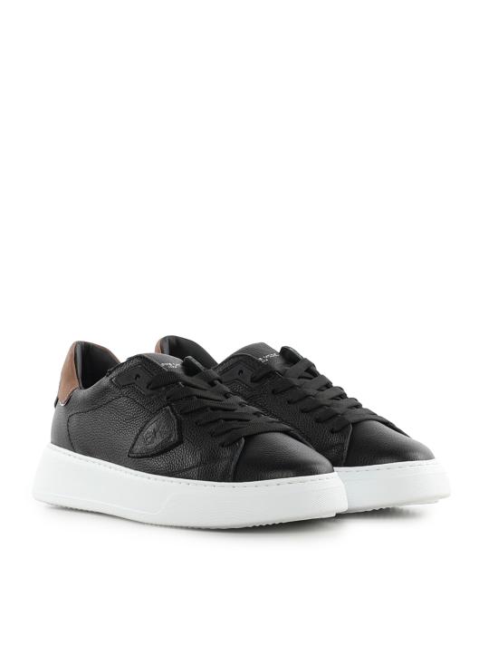 26FW 필립모델 스니커즈 BTLU ZZ02 Black brown - PHILIPPE MODEL