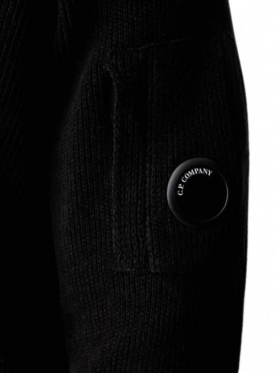 26FW 씨피 컴퍼니 폴로 티셔츠 21CMKN198A005558G 999 Black - C.P. COMPANY