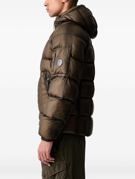 26FW 씨피 컴퍼니 D.D. 쉘 후드 다운 퍼퍼 자켓 21CMOW702A110416A 683 GREEN - C.P. COMPANY