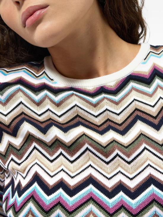 26FW 미소니 미디 원피스 DS26WG28BK01KO SMSPL Multicolore - MISSONI