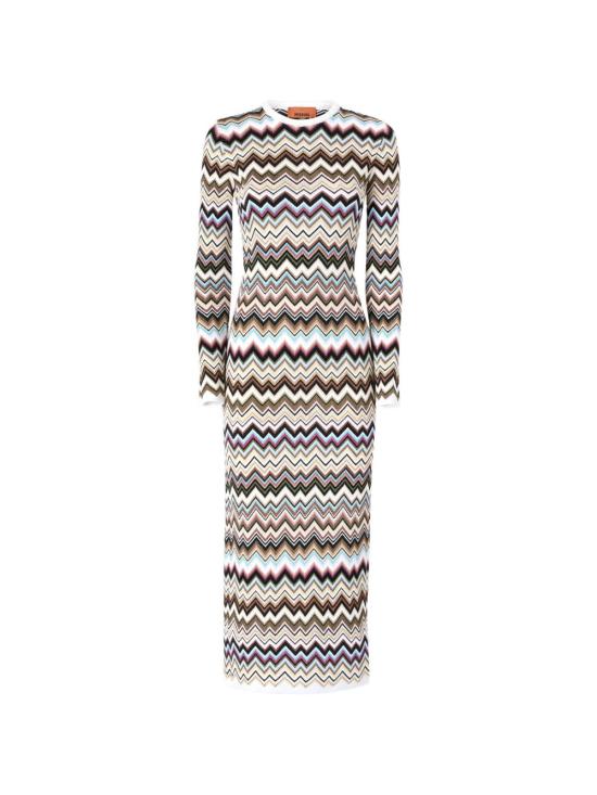 26FW 미소니 미디 원피스 DS26WG28BK01KO SMSPL Multicolore