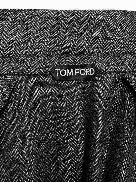 26FW 톰포드 긴팔 티셔츠 JZL024JMC114 TGB Grey black - TOMFORD