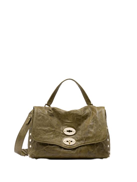 26FW 자넬라토 토트백 068000 S 2320000Z0173 GREEN OLIVA GIARAFFA