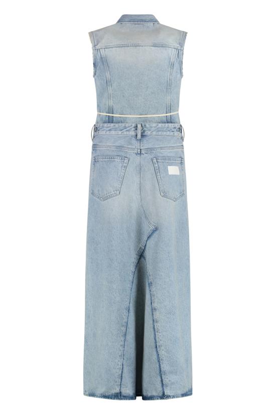  MM6 메종마르지엘라 데님 팬츠 Mm6 메종 마르지엘라 데님 드레스 미디엄 블루 - MM6 MAISON MARGIELA