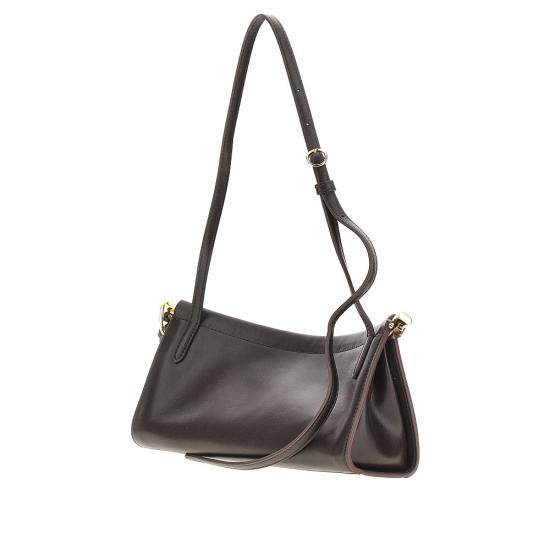 26FW 알라이아 르 클릭 이스트 웨스트 레더 스몰백 AA1S01426CA332 Brown - ALAIA
