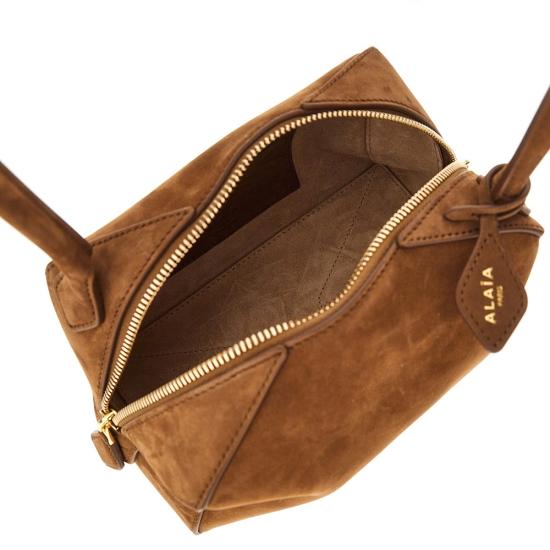 26FW 알라이아 토트백 AA1L1012CA214 Brown - ALAIA