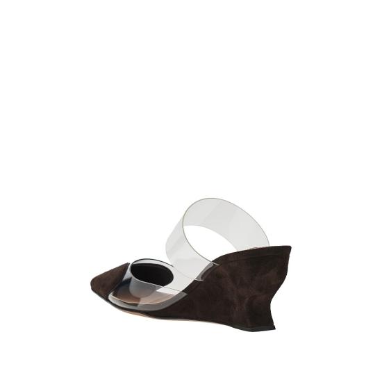 26FW 알라이아 힐/펌프스 AA3M3013CK318 Brown - ALAIA