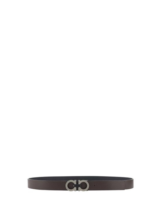  살바토레 페라가모 벨트 페라가모 간치니 송아지 가죽  블랙 - SALVATORE FERRAGAMO