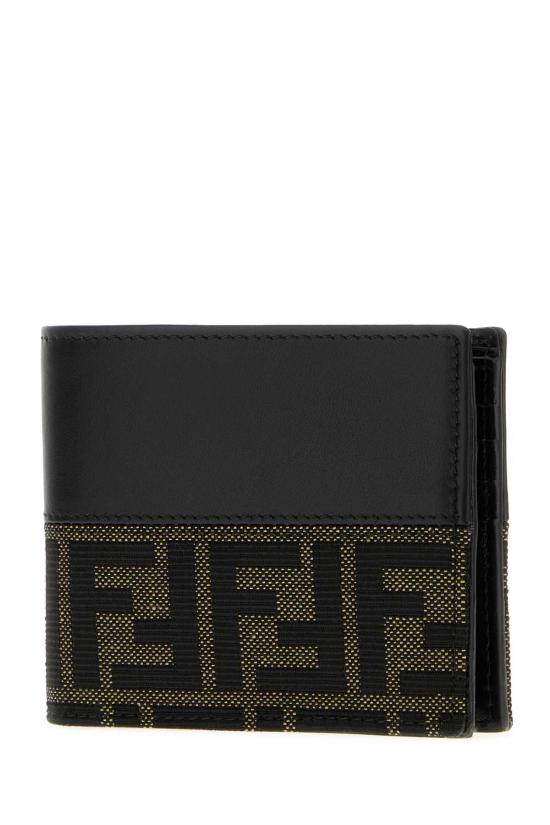 26FW 펜디 FF 바이폴드 월렛 7M0169B139 F0XLL NEROTABACCOMORO - FENDI