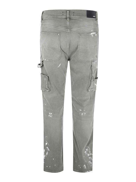 25FW 아미리 스트레이트 팬츠 AMDNSM1018OLIVE GREEN - AMIRI