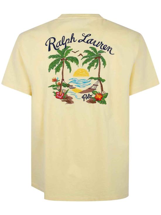 25FW 폴로 랄프로렌 반팔 티셔츠 710B14586002RESORT Orange - POLO RALPH LAUREN