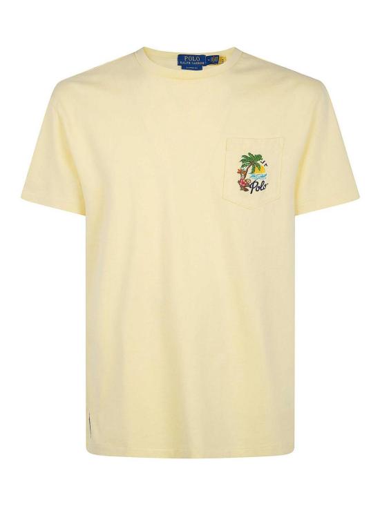 25FW 폴로 랄프로렌 반팔 티셔츠 710B14586002RESORT Orange
